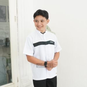 NIGOS Kemeja Koko Anak Abiyan Lengan Pendek
