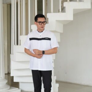 NIGOS Kemeja Koko Dewasa Abiyan Lengan Pendek