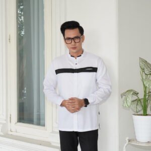 NIGOS Kemeja Koko Dewasa Abiyan Lengan Panjang