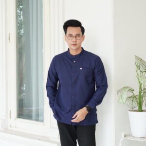 NIGOS Kemeja Koko Dewasa Akhtar Lengan Panjang