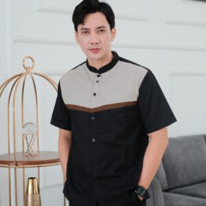 NIGOS Kemeja Koko Dewasa Khalif Lengan Pendek