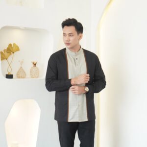 NIGOS Kemeja Koko Dewasa Zavi Lengan Panjang